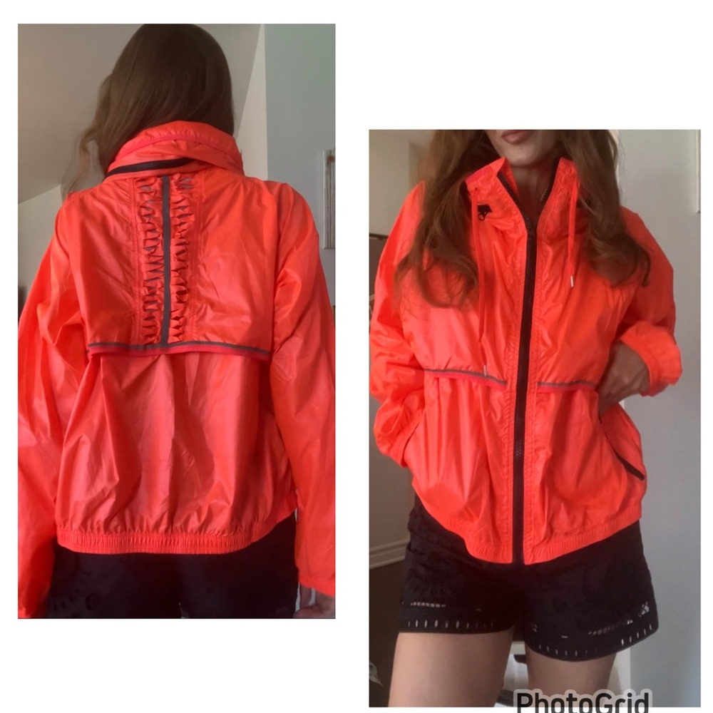 Ryu Orange Reflective Windbreaker Weather-Résistant jacket